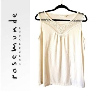 LNC Rosemund Copenhagen Every Day Luxury Off White Lace Yoke